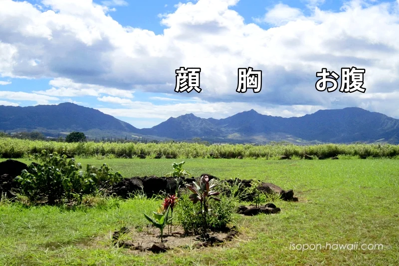 クカニロコバースストーン妊婦に見える山