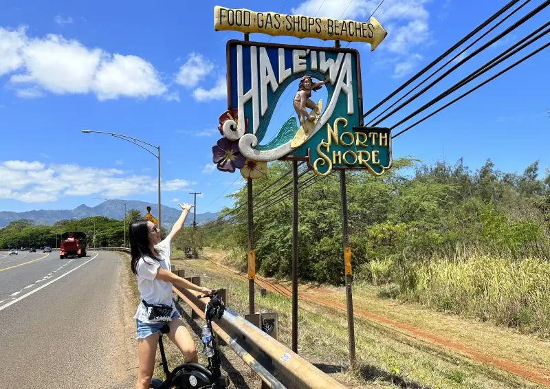 honolulu-e-bicycle カイルア＆ハレイワのツアーイメージ
