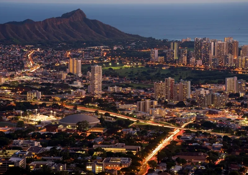 タンタラスの丘 夕景