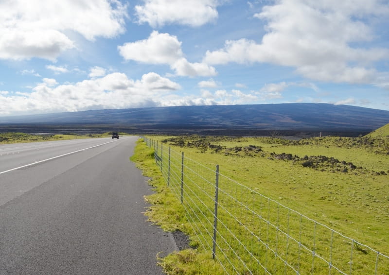 ハワイ島ドライブの風景イメージ