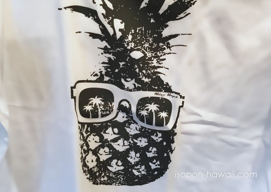 ブリス・クローゼット・ハワイのパイナップルTシャツ