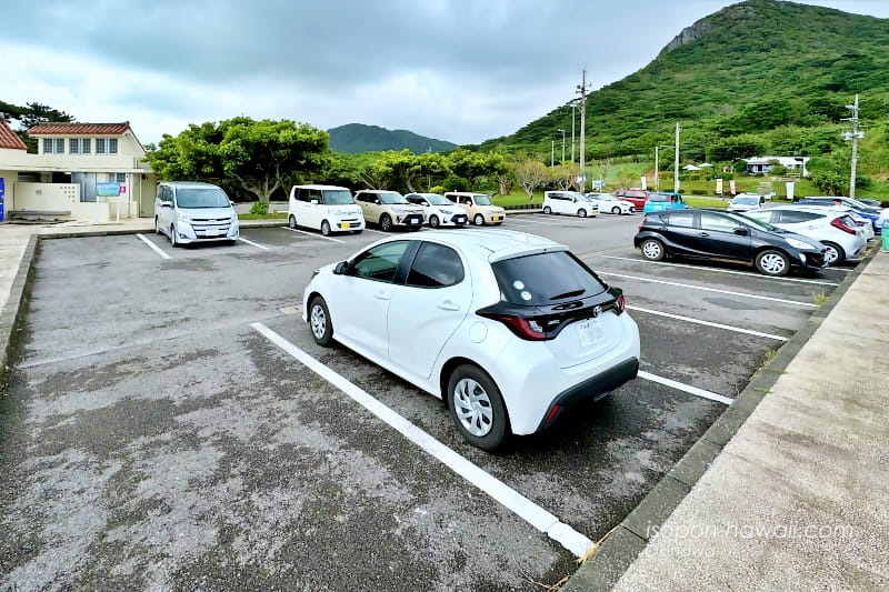 玉取崎展望台の駐車場