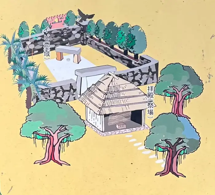 やいま村:神アサギ 遥拝御嶽