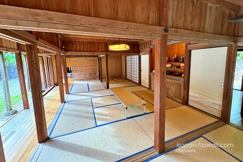 やいま村:大浜邸 部屋の様子