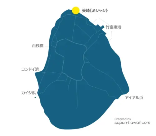 美崎の場所