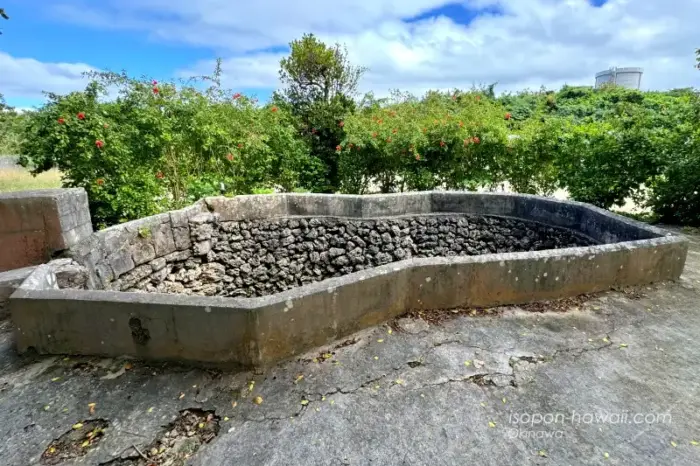 仲筋井戸の全体