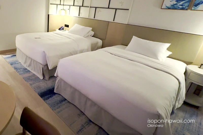 ヒルトン宮古島・ツインデラックスルーム・オーシャンビュー ツインベッド