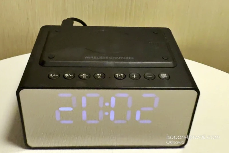 ヒルトン沖縄宮古島リゾート ラジオ付き目覚まし時計