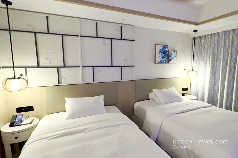 ヒルトン宮古島・ツインデラックスルーム・オーシャンビュー ツインベッド