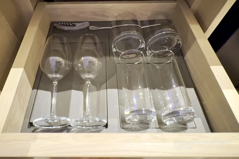 ヒルトン沖縄宮古島リゾート グラス、マドラー、栓抜き