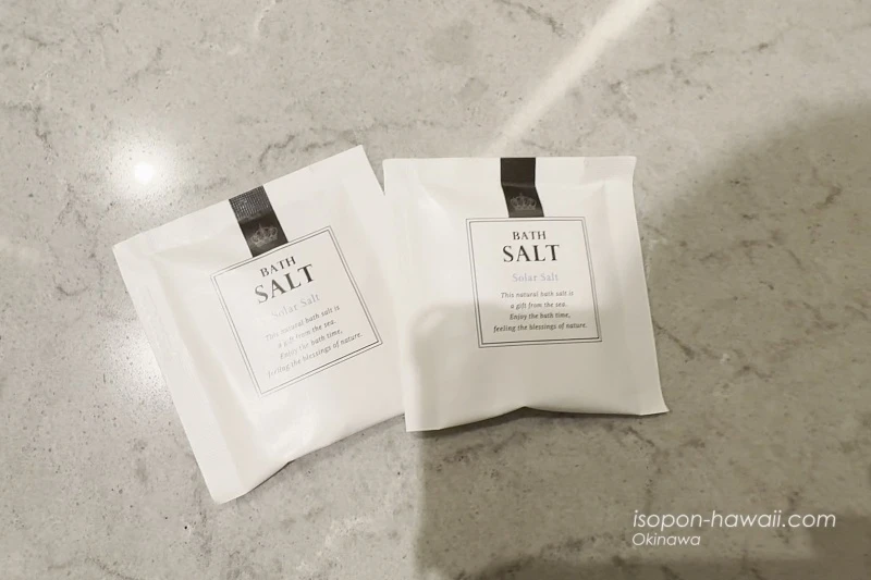 ヒルトン宮古島・ツインデラックスルーム 洗面所 バスソルト