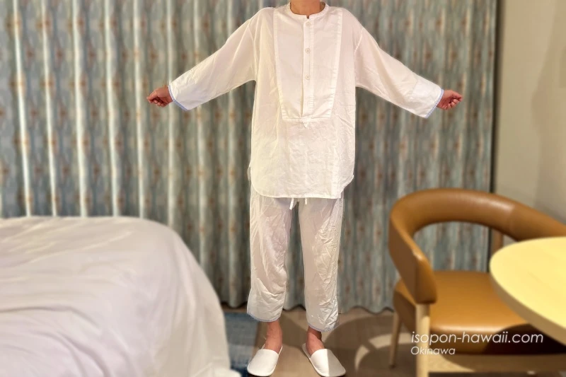 ヒルトン沖縄宮古島リゾートのパジャマ