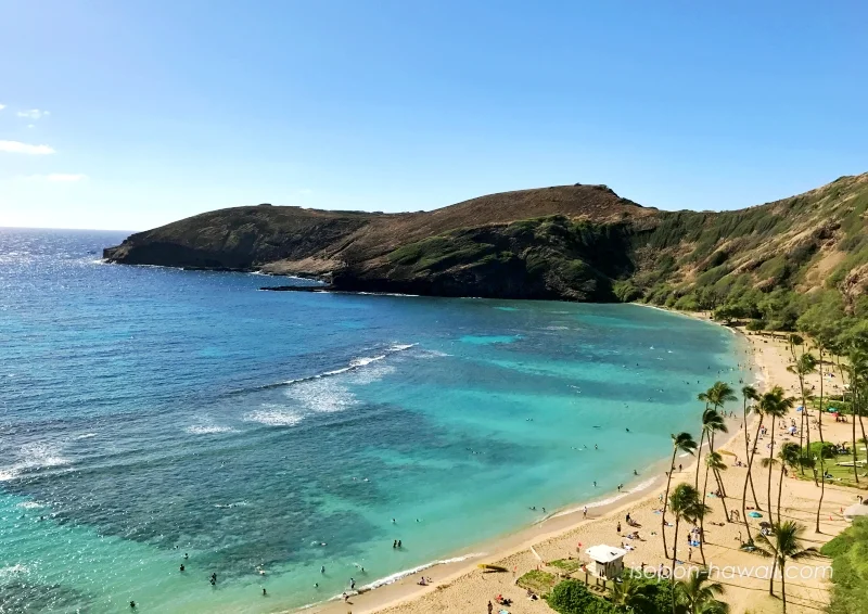 ハナウマ湾展望台からの景色