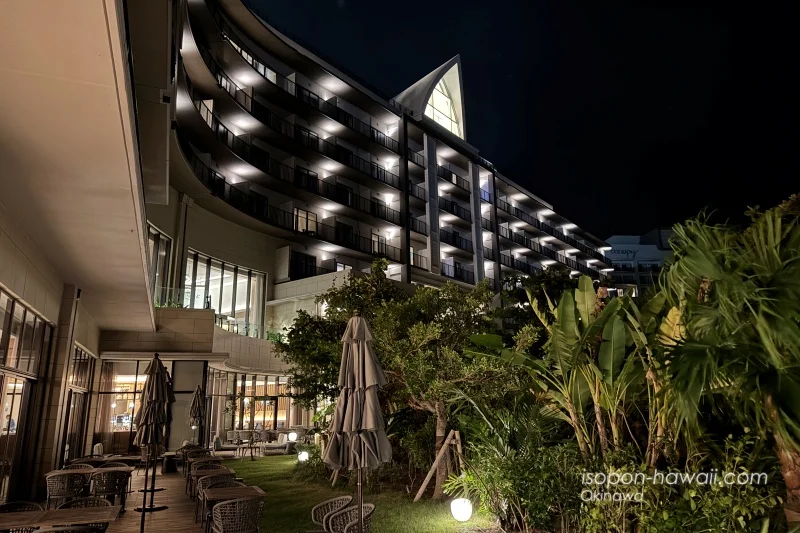 夜のヒルトン宮古島