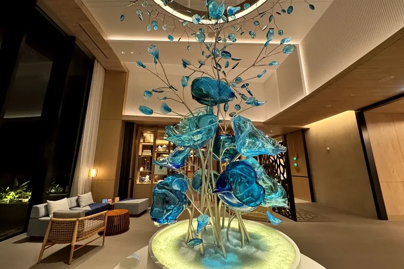 ヒルトン宮古島 フロントロビーにあった飾り