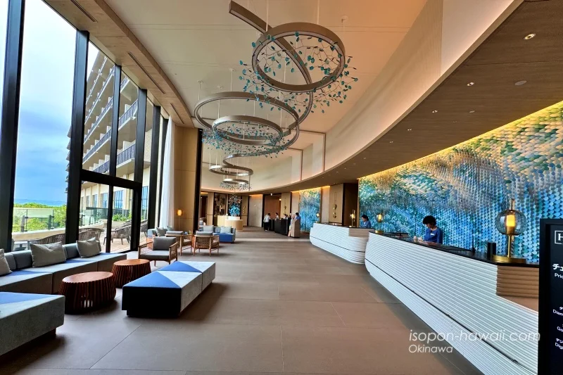 ヒルトン宮古島のフロント