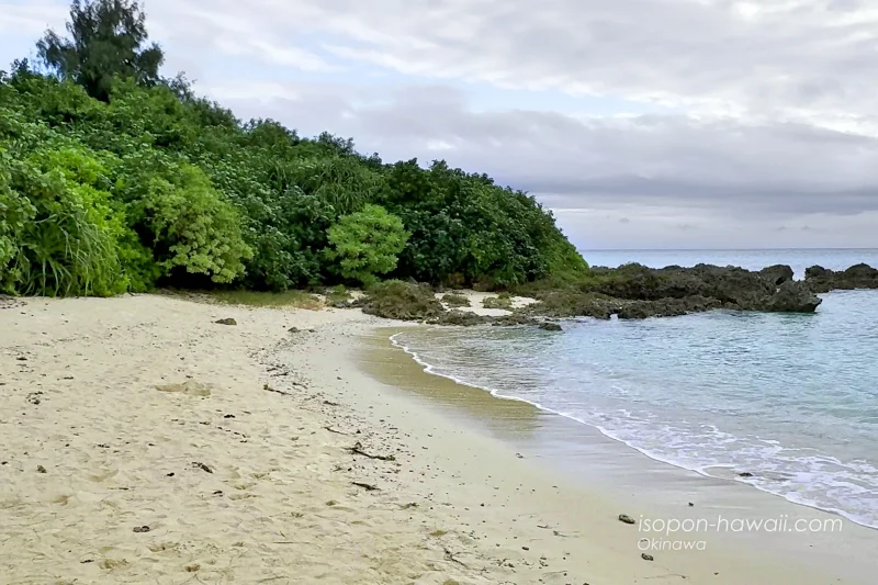 前浜農村公園の砂浜 いそぽん家以外誰もいない