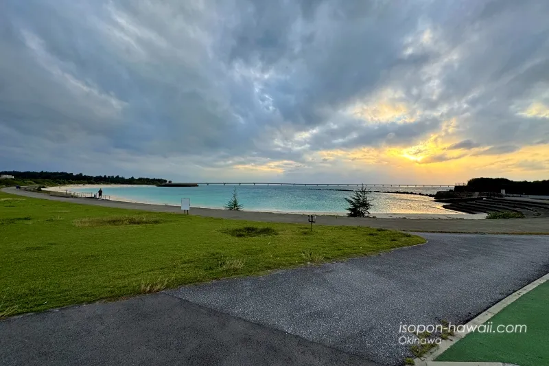 夕方のみやこサンセットビーチ トゥリバービーチ 海浜Ⅱ