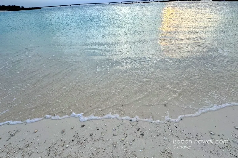 みやこサンセットビーチ トゥリバービーチ 海浜Ⅱ 透明な海水