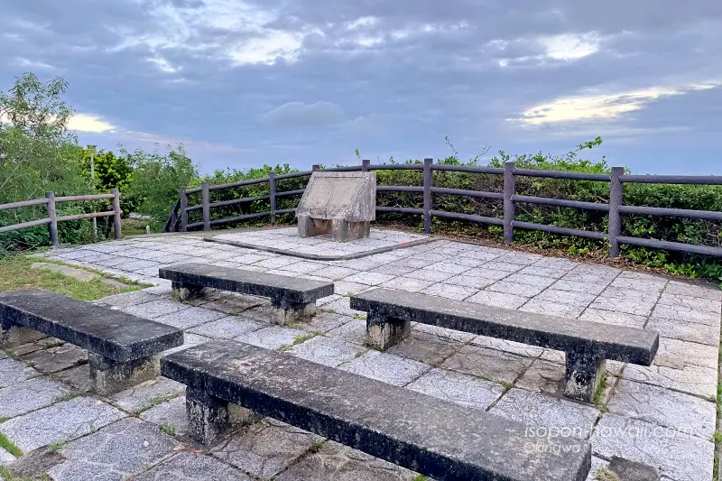 来間東農村公園(来間大橋展望台)の展望スペース