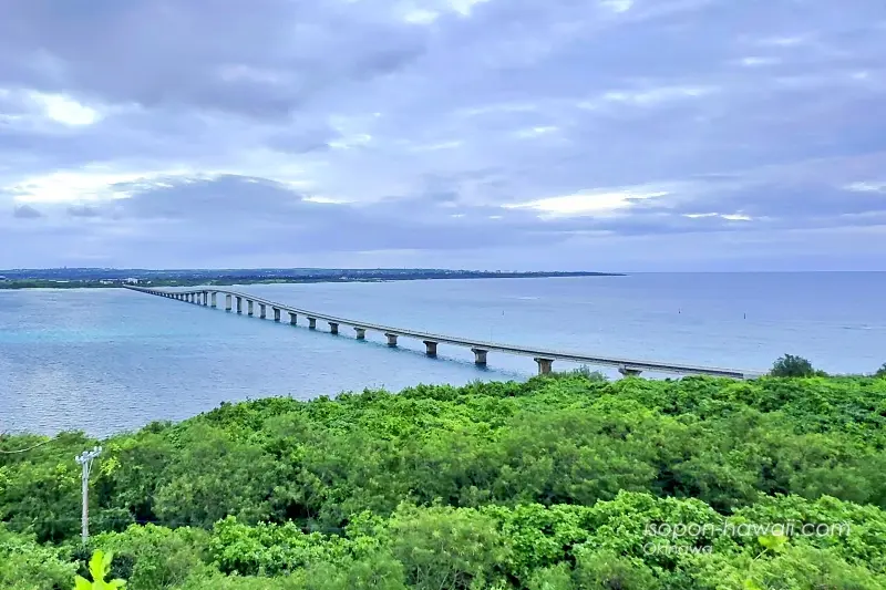 来間東農村公園(来間大橋展望台) 来間大橋のベストフォトスポット