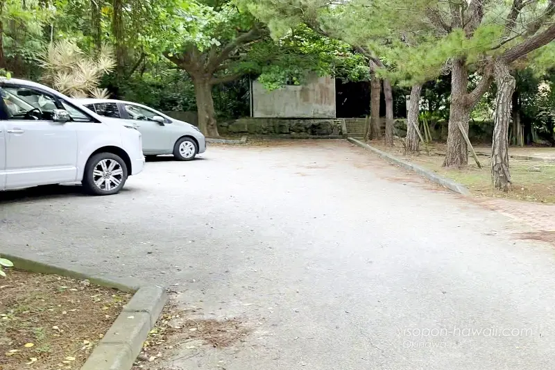 竜宮城展望台 施設内の駐車場