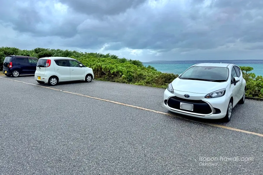 西平安名崎2つめの駐車場