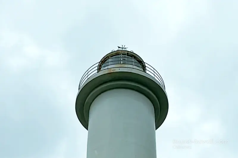 池間島灯台の上の部分