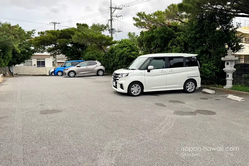 宮古神社 二の鳥居前の駐車場