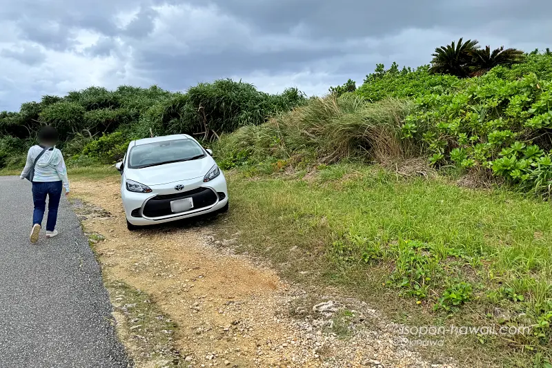 東平安名崎見晴台 駐車スペース