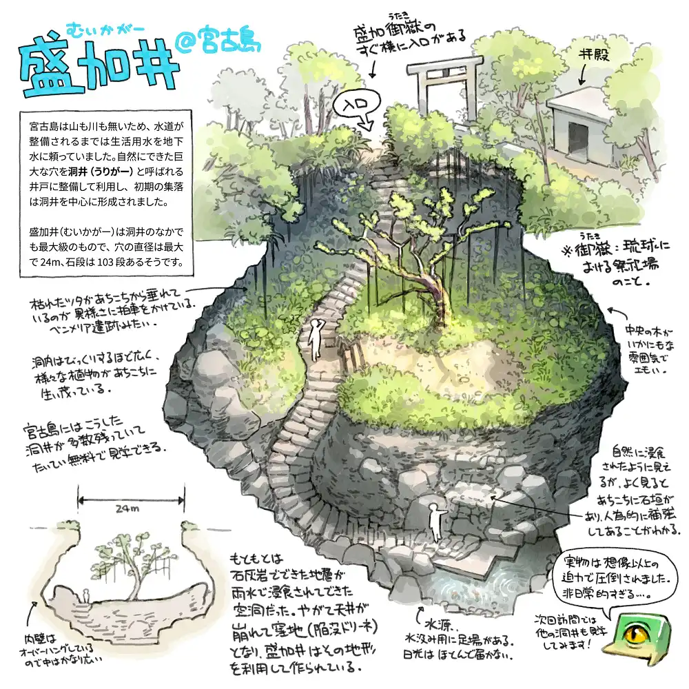 盛加井の解説図