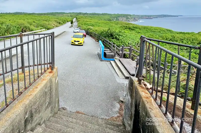 県道沿いのムイガー展望台からの景色(東側)