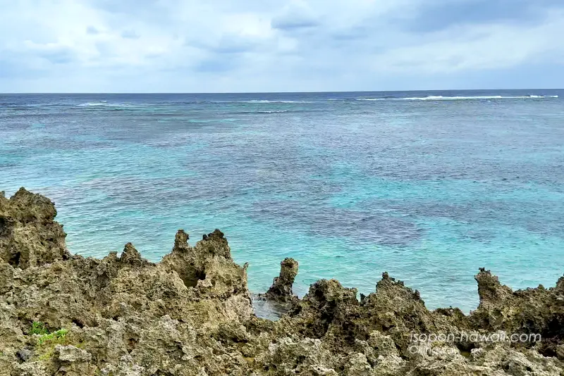 インギャーマリンガーデン展望台 海側ルート 海とサンゴ礁